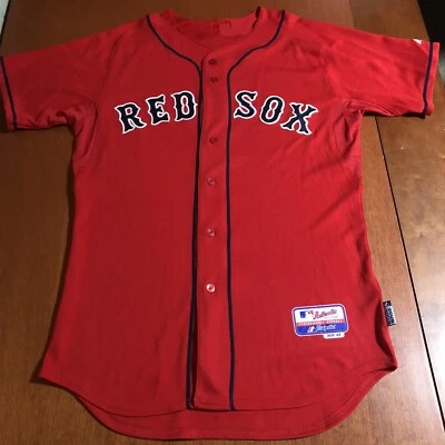 Majestic Authentic Boston Red Sox MLB Cool Base Jersey Red Alternate Large 44 - Image 1 of 4