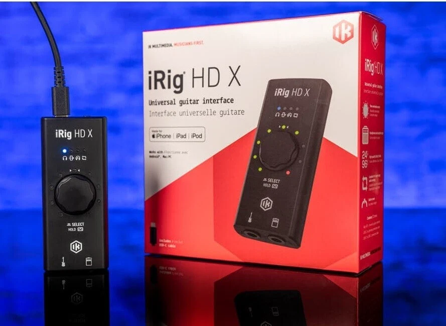 New IK Multimedia iRig HD X Guitar Interface for iPhone, iPad, Mac and PC - Image 1 of 2