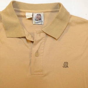 VINTAGE KENNINGTON CALIFORNIA BEACH SURFER STYLE POLO SHIRT Mens XL Brown - Picture 1 of 2
