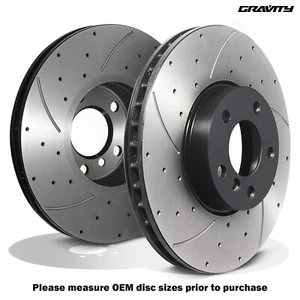 DISCOS DE FRENO DELANTEROS PERFORADOS RANURADOS 332MM BMW X5 E53 00-06 - Imagen 1 de 9