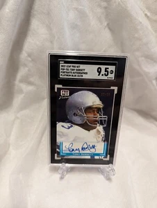 2022 Leaf Pro Set Sports Portraits Platinum Blue /25 Tony Dorsett Auto SGC 9.5 - Picture 1 of 2
