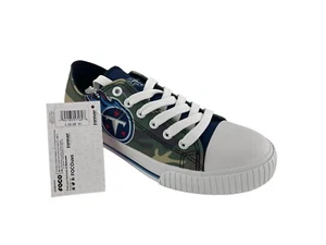 Foco Tennessee Titans NFL Women's Camo Low Top Canvas Shoes Sneakers Size 9 - Picture 1 of 13