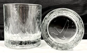 2 Grey Goose Vodka Lowball Rocks Cocktail Gläser Bargeschirr geprägtes Logo 9oz Set - Bild 1 von 12