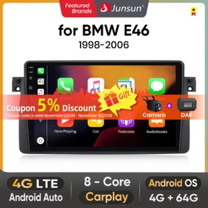 8Kern 4+64 Android 13 Autoradio 9" GPS Navi CarPlay Für BMW E46 M3 Eonon E46A12S - Bild 1 von 14