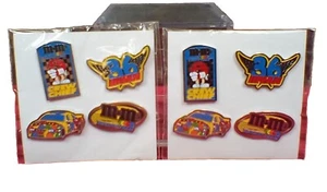 NEW 2X NIP LOT Set 4 M&M's NASCAR Crew Chief Racing Team Collectors Pins - Picture 1 of 5