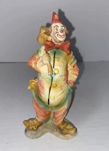 VTG Clown Figurine with Mallet (Armart Imports, 1988) Rare - Picture 1 of 12