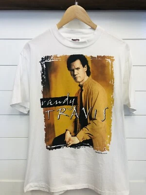 Camiseta De Colección Oneita Randy Travis - Círculo Completo 1996 Para Hombre Grande Blanca Country Foto 1 de 4