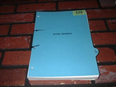 GENUINE HONDA VF750 SPORTS WORKSHOP MANUAL.EX-LIBRARY BOOK. FREE U.K. POST. - Image 1 of 4