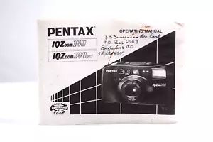 PENTAX IQZoom140 CAMERA OPERATING INSTRUCTION MANUAL - Picture 1 of 2