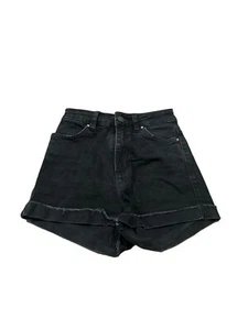 Riders By Lee Women’s Denim Shorts Size 6 Black Pockets - Picture 1 of 4