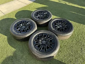 4 NEW Factory Mercedes Benz Wheels Tires OEM AMG G580 Edition 1 Black G550 G580e - Picture 1 of 15