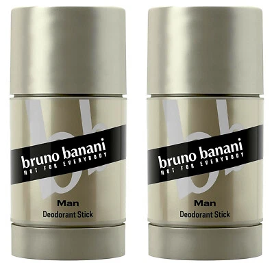 bruno banani Deo MAN 2x 75 ml Deostick Herren Parfum Deodorant Not for Everybody