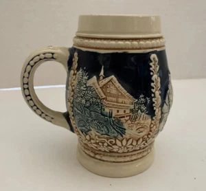 Marzi and Remi Cobalt Blue Beer Stein Mug Germany - Picture 1 of 7