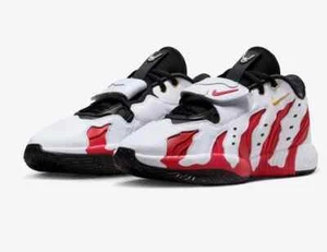 NEW!!! White, Red & Gold Nike LeBron XXI 21 Prime 96 US Men's Size 10 - Picture 1 of 5