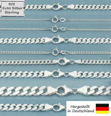 KETTE SILBER 925 Panzerkette echt Silberkette Halskette massiv ECHT Schmuck Neu♛ - Bild 1 von 4