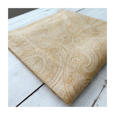 SFERRA Bros Gold Paisley Scroll Damask Matelasse EURO pillow SHAM luxury ITALY - Image 1 of 4