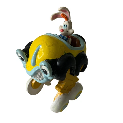 Who Framed  ROGER RABBIT In Benny the Cab PVC Figure 3" Vintage 1987 COLLECTIBLE Cover