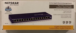 Netgear GS116 16-Port Gigabit Ethernet Unmanaged Switch - Picture 1 of 4