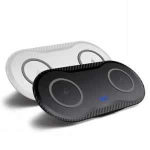 30W Fast Wireless Charger Pad Dual Charging Mat Stand For iPhone 13 Pro 12 XS - Picture 1 of 13