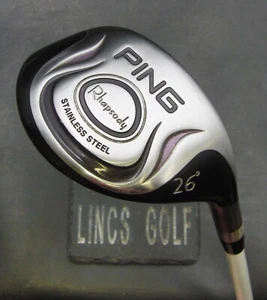 Ladies Ping Rhapsody Stainless Steel 26° Hybrid Ladies Graphite Shaft Ping Grip - Picture 1 of 6