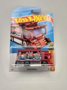 Hot Wheels 2021 Treasure Hunt Series Car Red - RAIJIN EXPRESS HW Haulers 10/250 - Picture 1 of 1