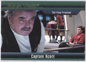 STAR TREK CLASSIC MOVIES HEROES & VILLAINS BASE CARD #21 CAPTAIN SCOTT 338/550