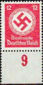 GERMANY (3RD REICH)  -1934 – SWASTIKA OFFICIAL -VF** - Picture 1 of 1