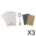 3xMerry Christmas Letters Paper Envelope Self Adhesive Stickers Labels Set 4