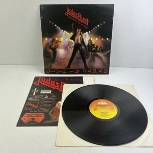 Judas Priest Unleashed In The East Vinyl Record EX/VG CBS 83852 1979 1st Press - Picture 1 of 24