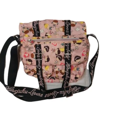 Y2K Harajuku Amantes Balerina Niñas Muñecas Rosa Cartera Bolso Mensajero Correa para el Hombro Foto 1 de 4