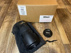 Lente Nikon AF-S NIKKOR 70-200 mm f/4G ED VR nueva caja abierta restaurada - Imagen 1 de 9