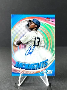 Jazz Chisholm Jr. 2025 Topps Finest Moments Autographs #FMA-JC Yankees - Picture 1 of 2