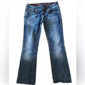 ROCK REVIVAL Alanis Boot Denim Jeans Women 28 - Picture 1 of 9