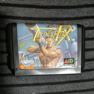 Thunder Fox Used Game Cartridge Good Sega Mega Drive MD Genesis NTSC-J Japan - Image 1 of 4