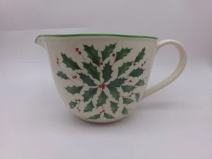 Lenox Holiday Christmas Holly Batter Bowl - Picture 1 of 6
