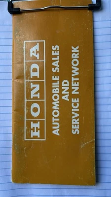 Ef Honda civic service Networks Booklet - Image 1 of 4