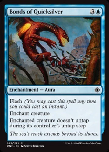 Bonds of Quicksilver - Conspiracy: Take the Crown #102/221 MTG Magic The Gatheri - Image 1 of 1