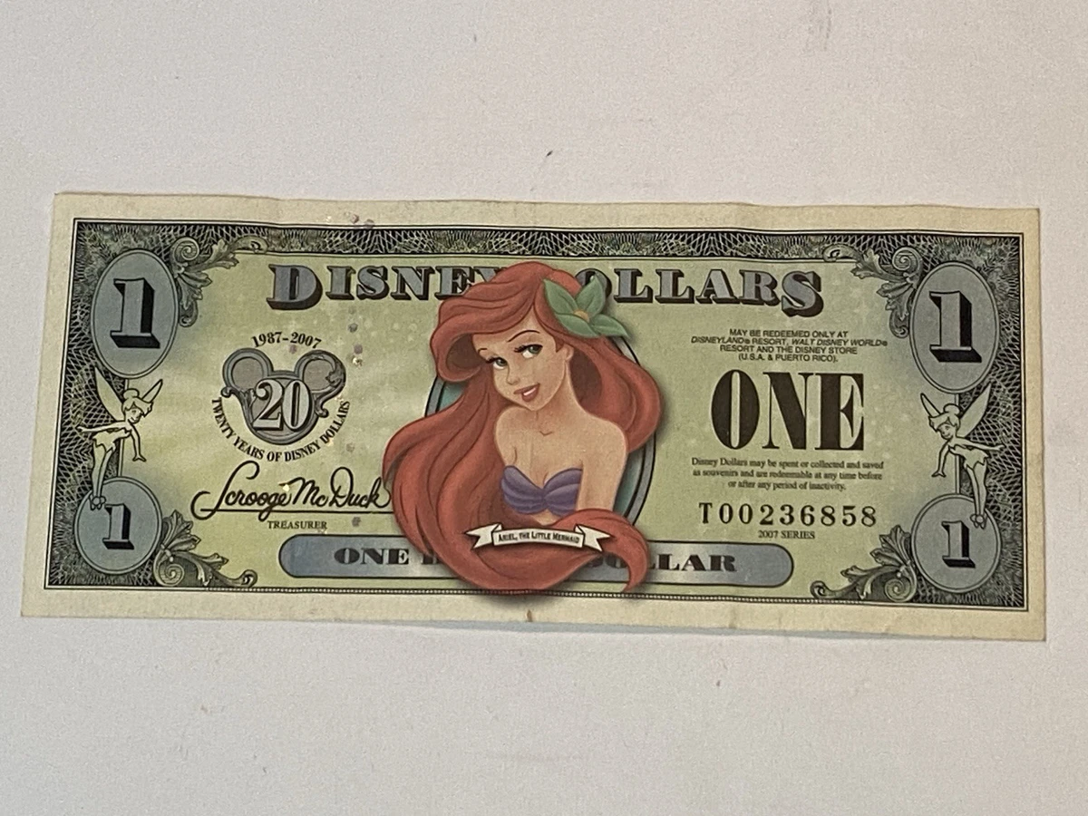 Ariel Disney Dollars (1968-Now) for sale | eBay
