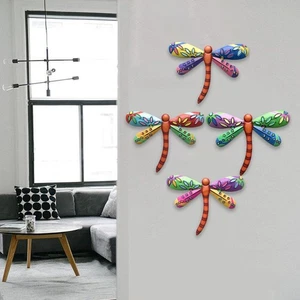Dragonfly Garden Fence Wall Decoration Artwork Outdoor for - Picture 1 of 29