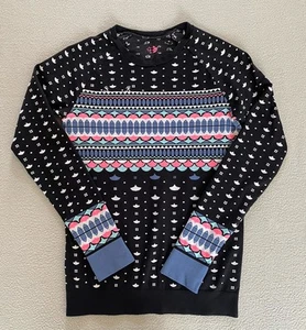 SWEATY BETTY THERMAL BASE TOP SZ LARGE SKI FIGURES WOMENS RUNNING WINTER - Picture 1 of 8
