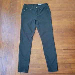 Jeggings Aeropostale para mujer 6 regular/normal tiro medio cintura alta lavado oscuro verde - Imagen 1 de 7