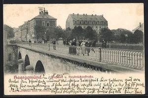 CPA Saargemünd, Postamt u. Neubrückenstrasse 1905 - Picture 1 of 2