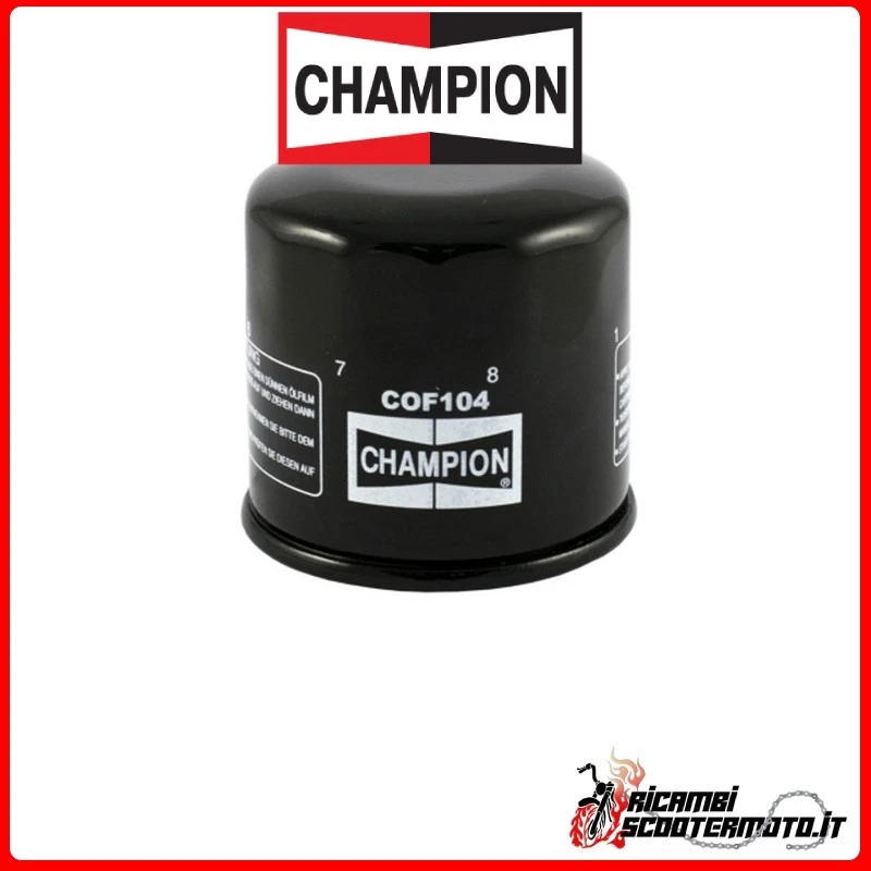 Filtro olio Champion COF104 TRIUMPH DAYTONA 675 R ABS 2013-2017 100609355#623 — 第 1/1 张图片