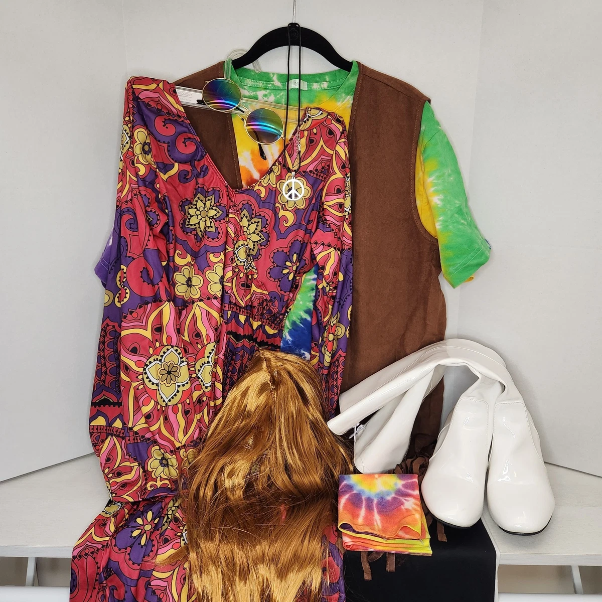 RG Costumes Damen-Kostüm '70s Sweet Heart' – Halloween & Mottoparty Outfit (Größe M)
