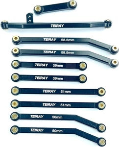 SCX24 Links Upgrades High Clearance RC Crawler Car Steering Rod Tie for Black  - Picture 1 of 6