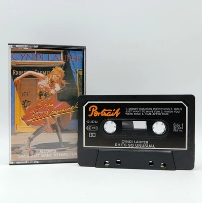 Cyndi Lauper - She's So Unusual - Cassette Tape Album (1983) Portrait - 40-25792 - Image 1 of 4