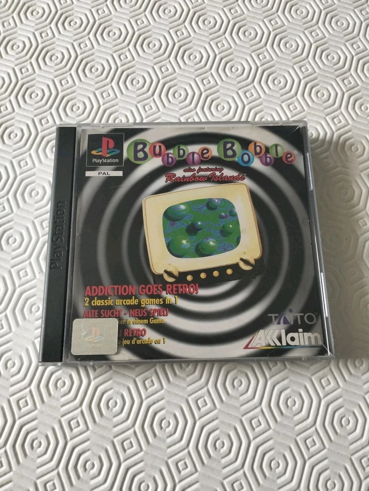 BUBBLE BOBBLE ALSO FEATURING RAINBOW ISLAND - SONY PS1 - GIOCO USATO PAL - Immagine 1 di 4