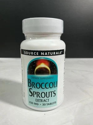 Extrato de brotos de brócolis Source Naturals, 250 mg, 30 comprimidos - Imagem 1 de 3