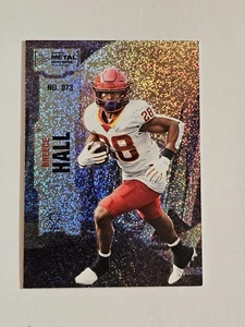 Breece Hall Rookie 2022 Skybox Metal Universe Silver Dots /299 ✨️ Ships Next Day - Picture 1 of 2