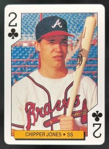1994 Bicycle Playing Cards Chipper Jones Atlanta Braves - Picture 1 of 2
